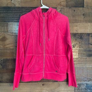 Tommy Hilfiger Sport French Terry Hooded Full Zip Jacket Pink Size M